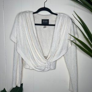 Wilder U.S.A White Long Sleeve Blouse